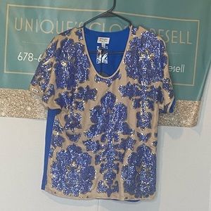 Tracy Reese sequined top size small
